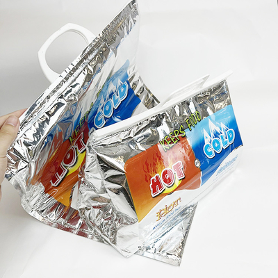 플라스틱 은은 냉동 식품을 위한 버릴 수 있는 뜨거운 추운 열 백을 맞추어줍니다