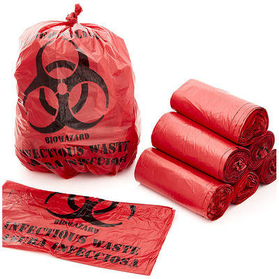 전염성인 것을 위한 병원 오프 / PE 생물학적 위험 쓰레기 가방 처리