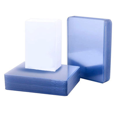PVC 4x3in 반 엄밀한 포켓몬 플라스틱 소매, 50pcs 야구 카드 단단한 플라스틱 보호자