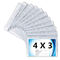ID 카드 비닐 소매, PVC 예방 접종 카드 보호자에서 35C/Layer 4 x 3